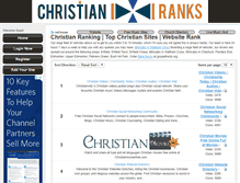 Tablet Screenshot of christianranks.com
